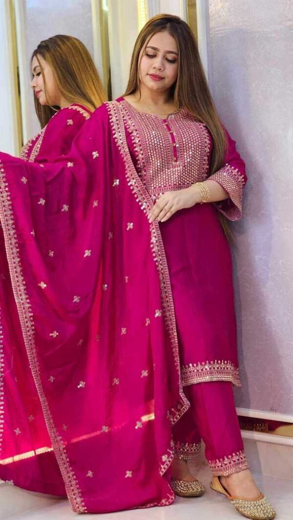 Special Chinnon Silk Materials Dress